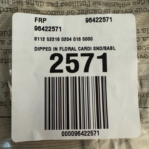 FREE PEOPLE Dipped In Floral Cardi Top - Picture 13 of 13